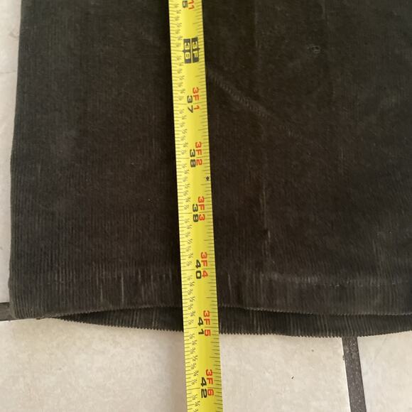 St. Johns Bay Stretch Bootcut Corduroy Pants Womens 12 Dark Green - Picture 4 of 5